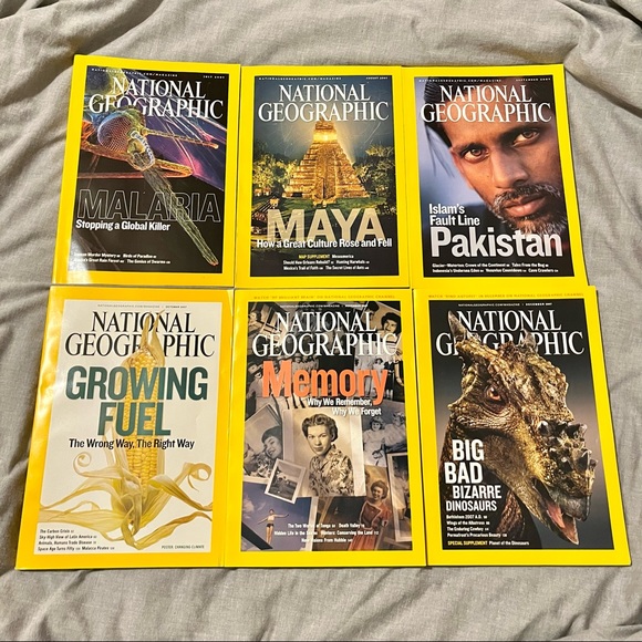 National Geographic Other - National Geographic Magazines July - Dec 2007 Issues